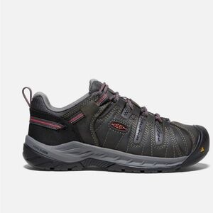 KEEN flint II steel toe Gray Hiking Shoes/ work shoes women